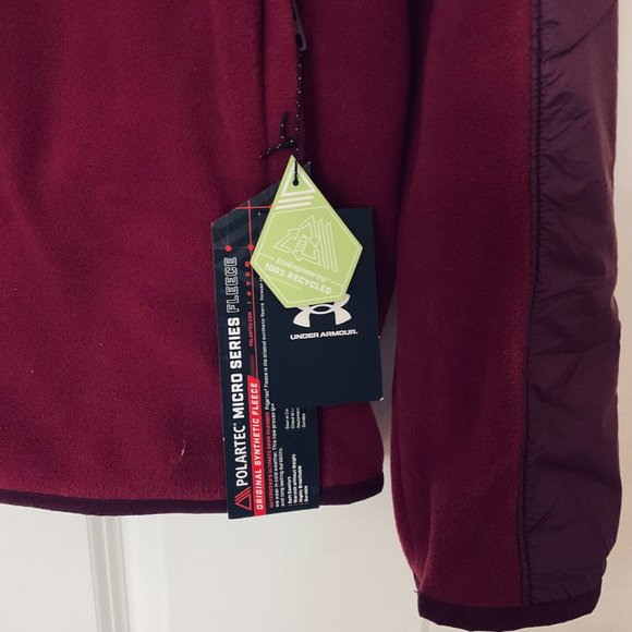 UNDER ARMOUR Men's Fleece Polartec Half-Zip Loose Pull-Over NWT Size L - Picture 4 of 6